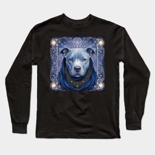 Blue Staffy Long Sleeve T-Shirt